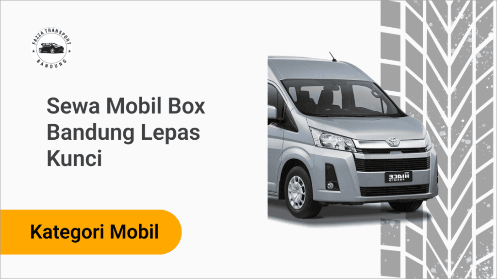Sewa Mobil Box Bandung Lepas Kunci Fazza Transport