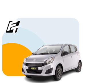 Rental sewa Ayla Bandung murah lepas kunci dan supir irit bahan bakar