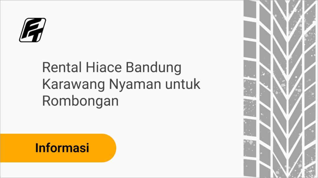 Rental Hiace Bandung Karawang Toyota Hiace