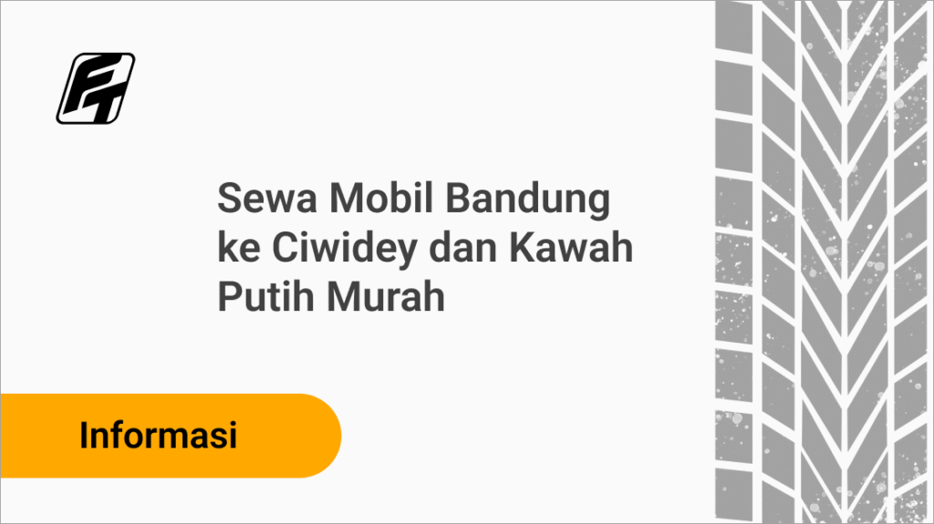 Wisatawan menuju Kawah Putih menggunakan rental mobil dari Bandung